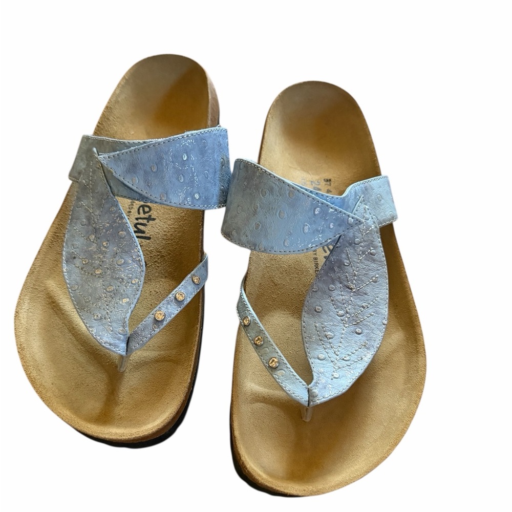 Elegant Light Blue Betula by Birkenstock Sandals